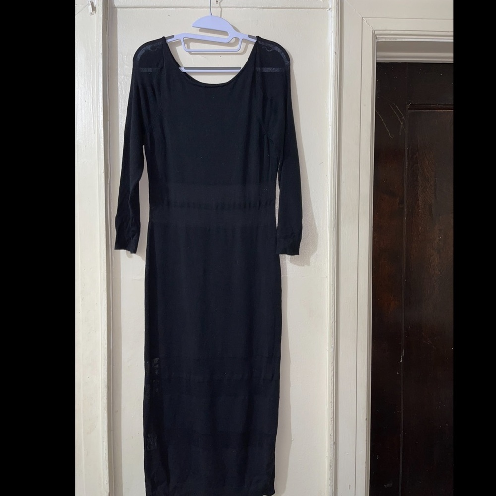 Black Midi Dress - Picture 2 of 2